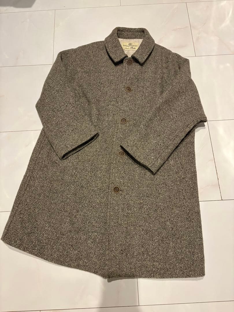 nest Robe ウール グレー ボタン付きコート