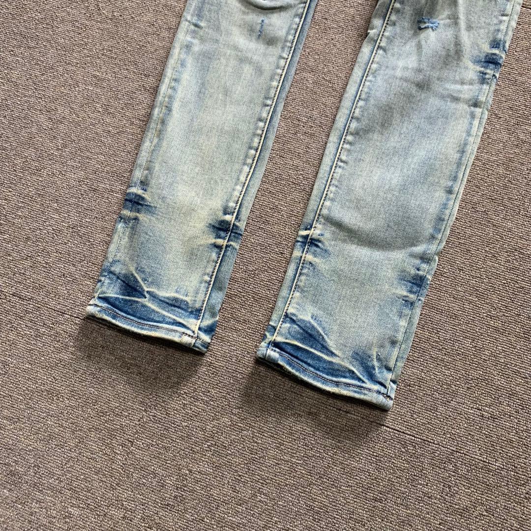 mnml ミニマル【新品未使用】ペイズリーストレッチスキニーデニム30インチ