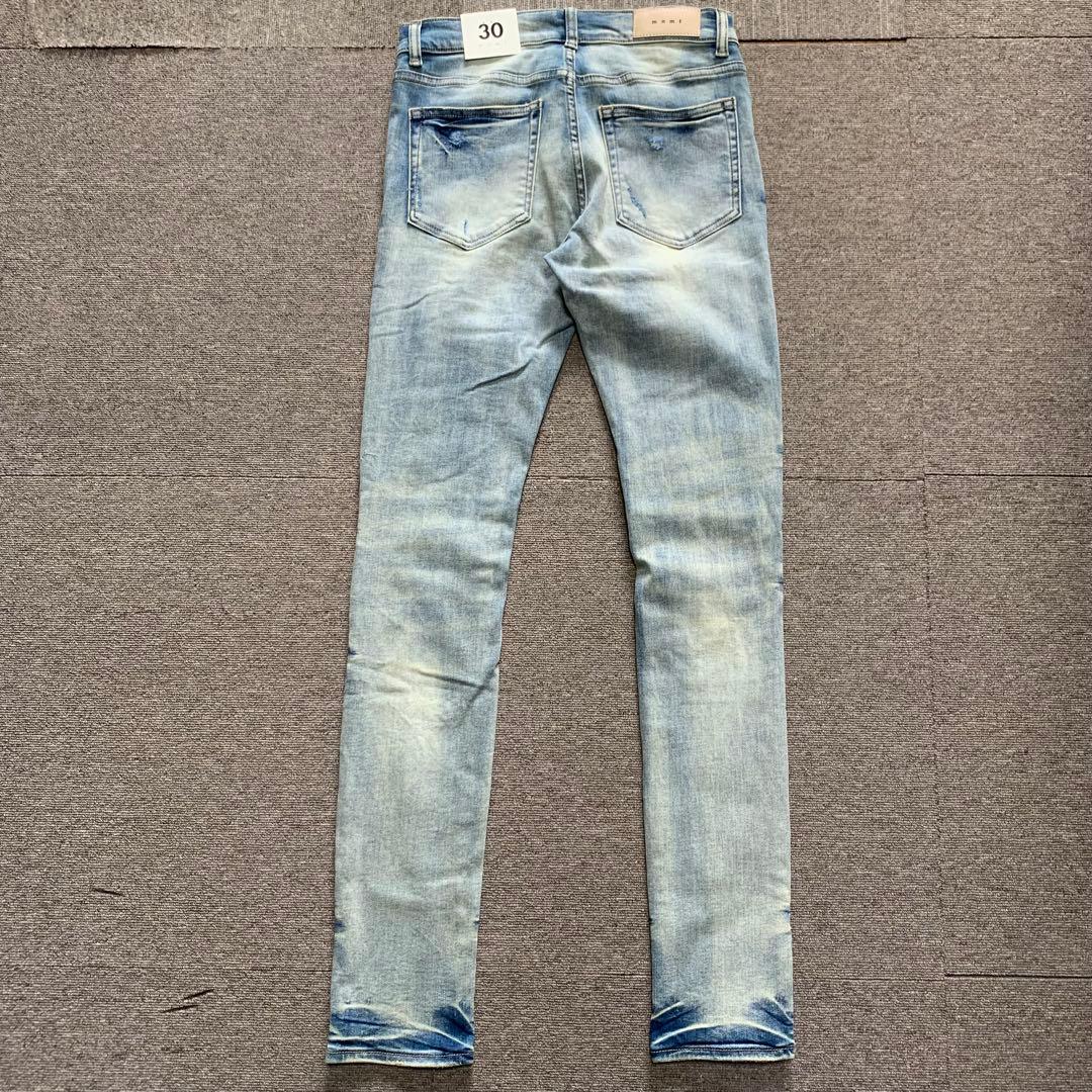 mnml ミニマル【新品未使用】ペイズリーストレッチスキニーデニム30インチ