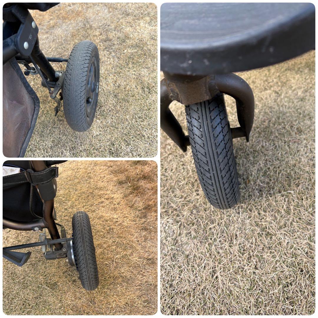 エアバギー☆ドーム2 ラージ　テクスチャーデニム&ブラック　ペットカート