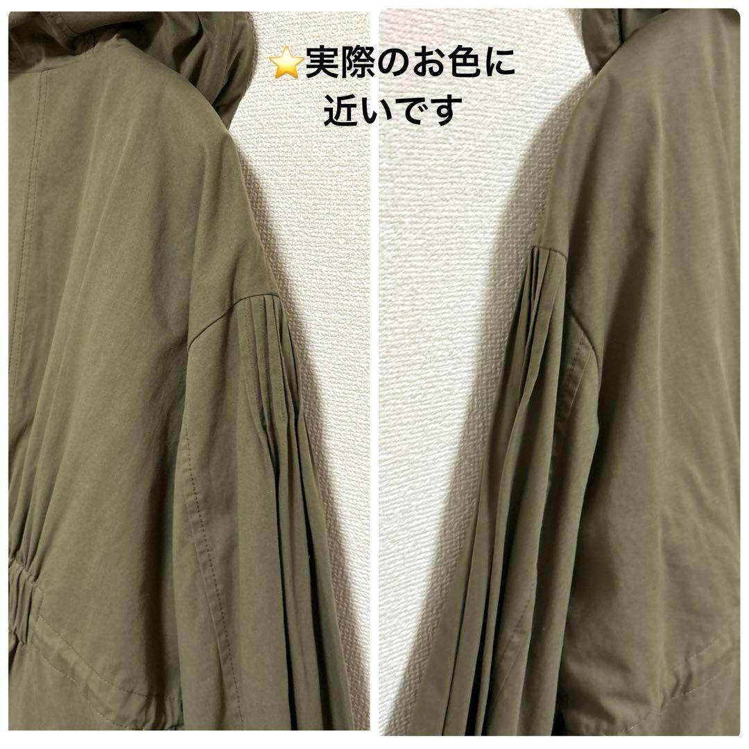 極美品✨ミューベル 【定価5.8万】モッズコート ロング 2WAY カーキ 36