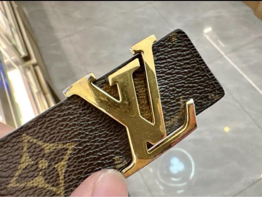 ルイヴィトン モノグラム イニシャル LVロゴ リバーシブル 85サイズ