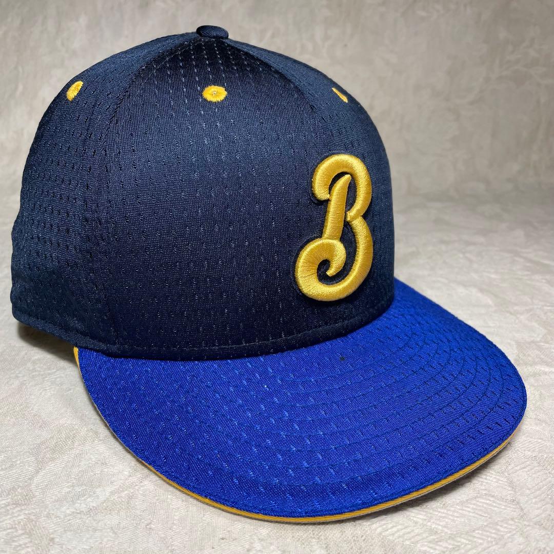 横浜ベイスターズ NEW ERA キャップ 旧ロゴ β ベータ 黒金 プロコレ