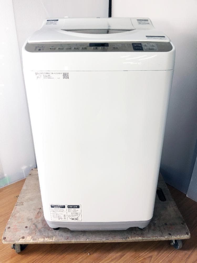 30日迄！送料無料★シャープ5.5㎏ 洗濯乾燥機【ES-T5CBK-N】