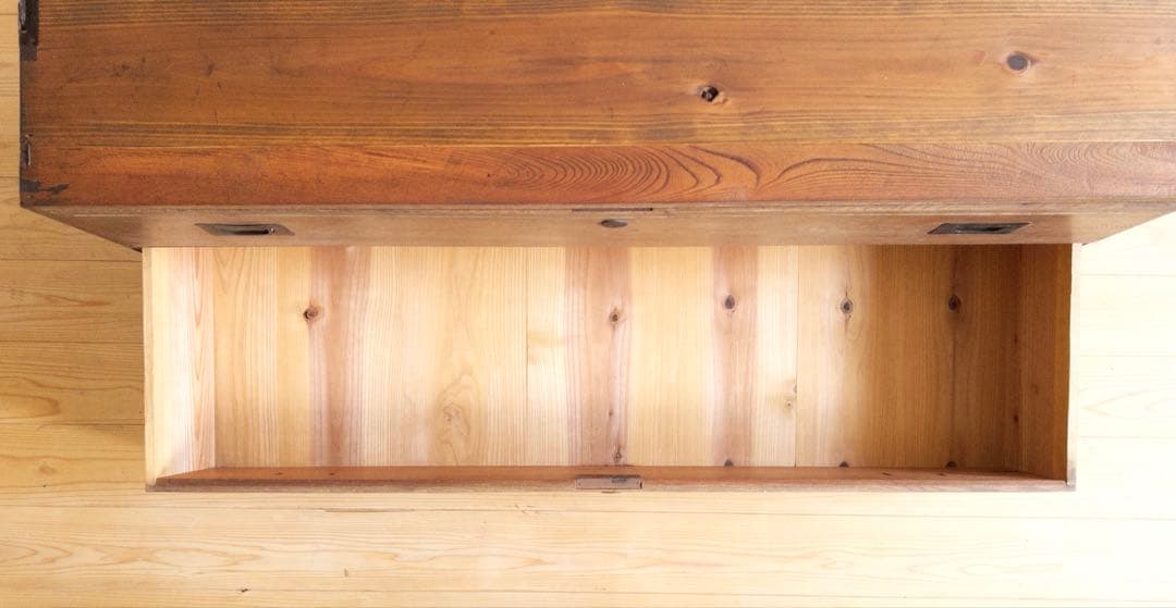 ローボード　引き出し　M060　古道具　古家具　和家具　ビンテージ　アンティーク