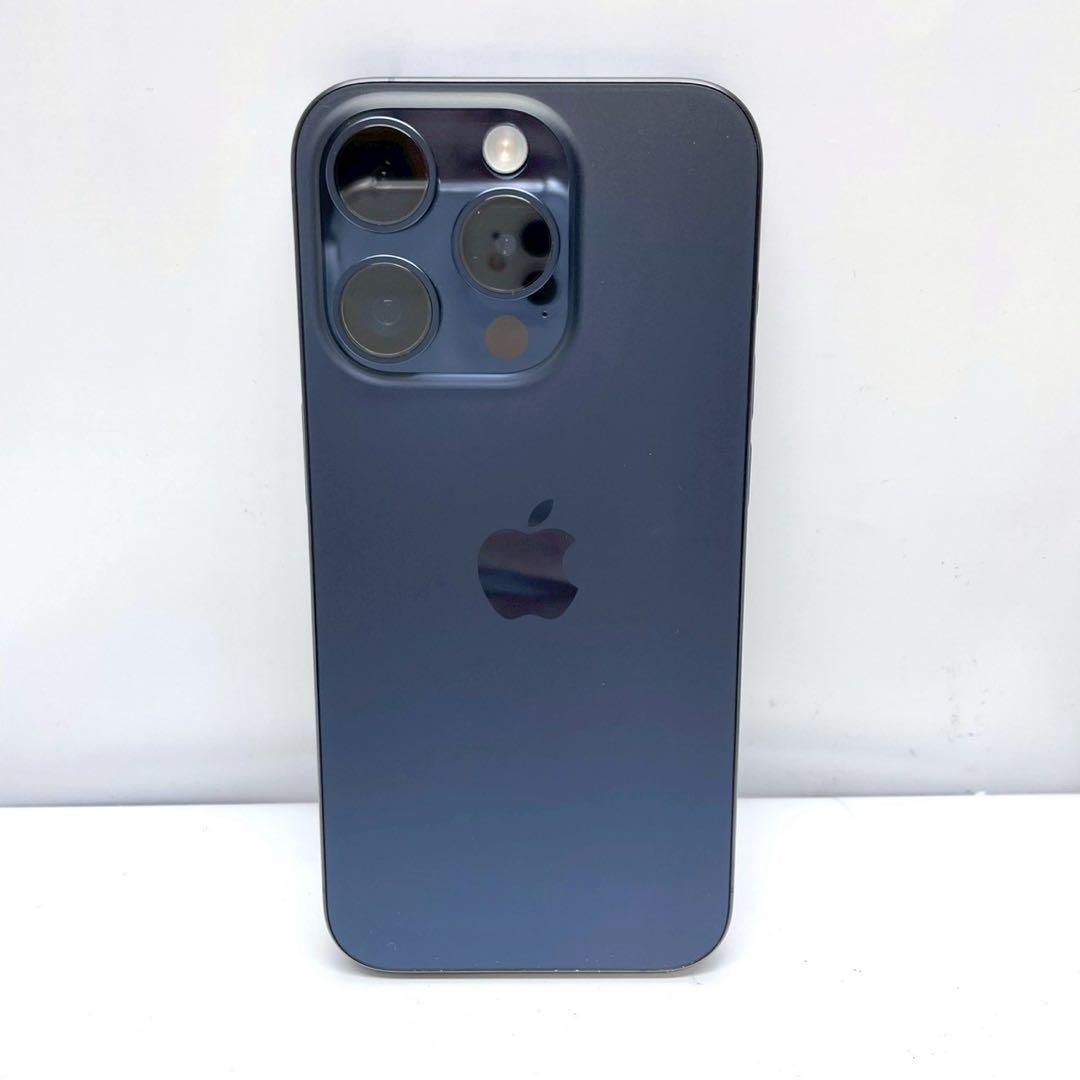 美品　iPhone 15 Pro 256GB ブルーチタニウム SIMフリー
