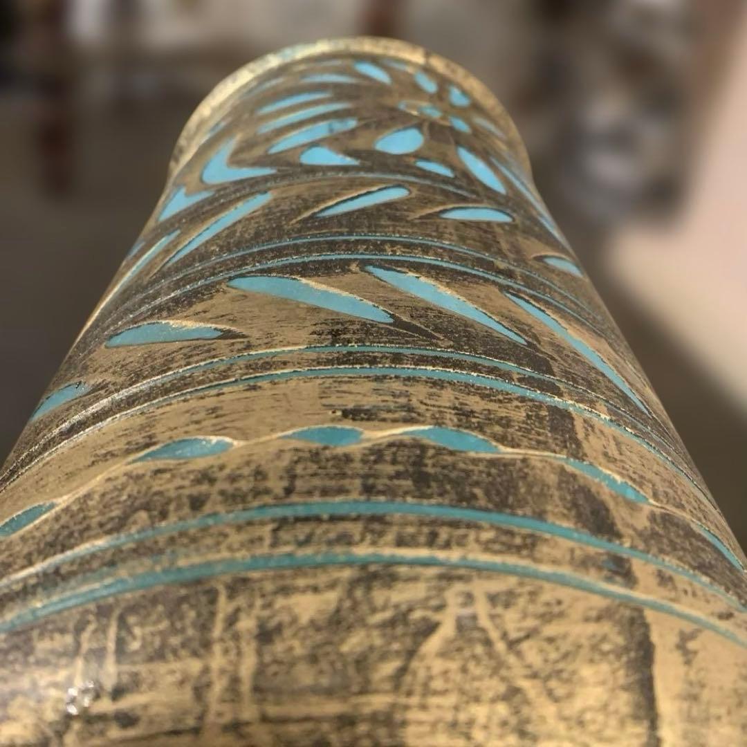 イタリア製　陶器　傘立て　IM-202