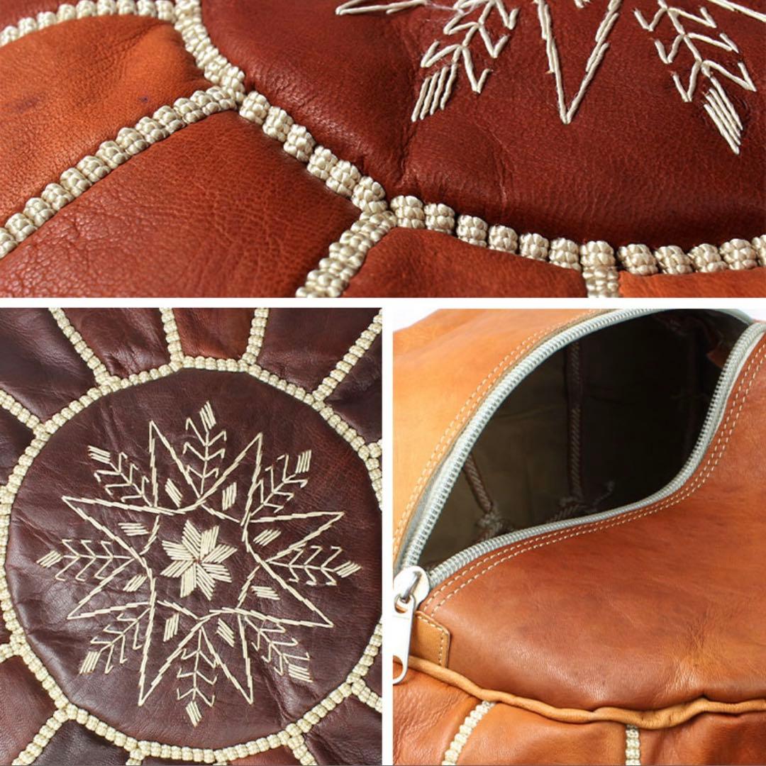 モロッコ風 オットマン プフ