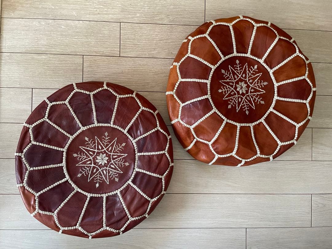 モロッコ風 オットマン プフ