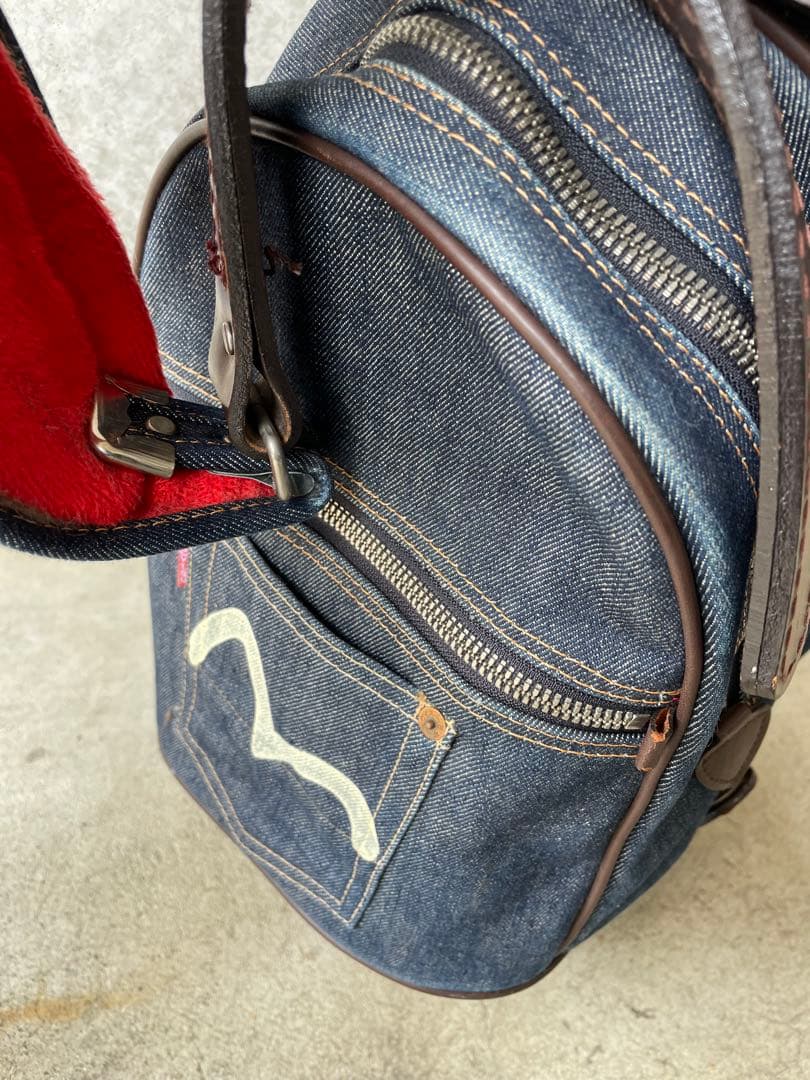 希少 EVISU　エヴィス ゴルフ　キャディバッグ　山根氏サイン入り