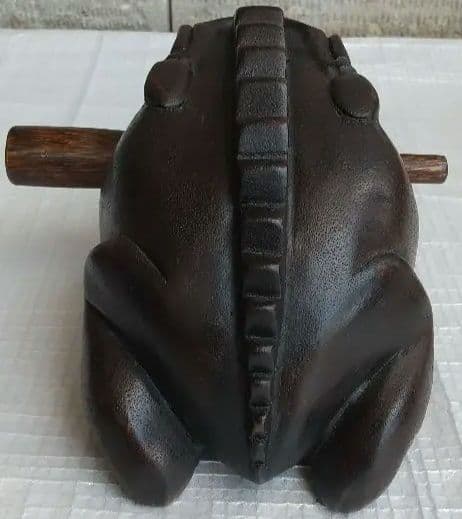 かえる 楽器 木魚 木製