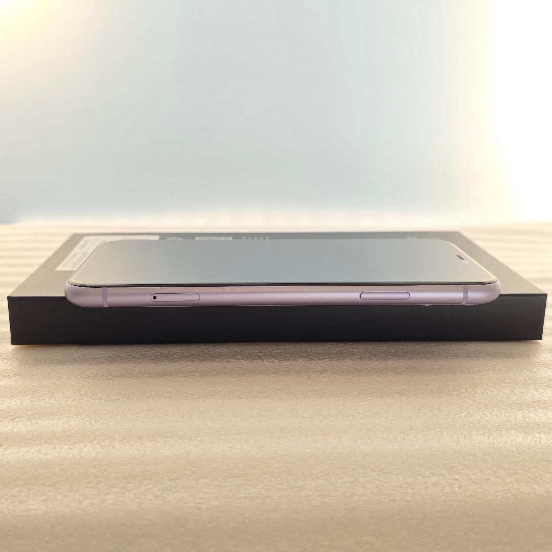 【バッテリ100%】iPhone 11 64GB パープル SIMフリー 極美品