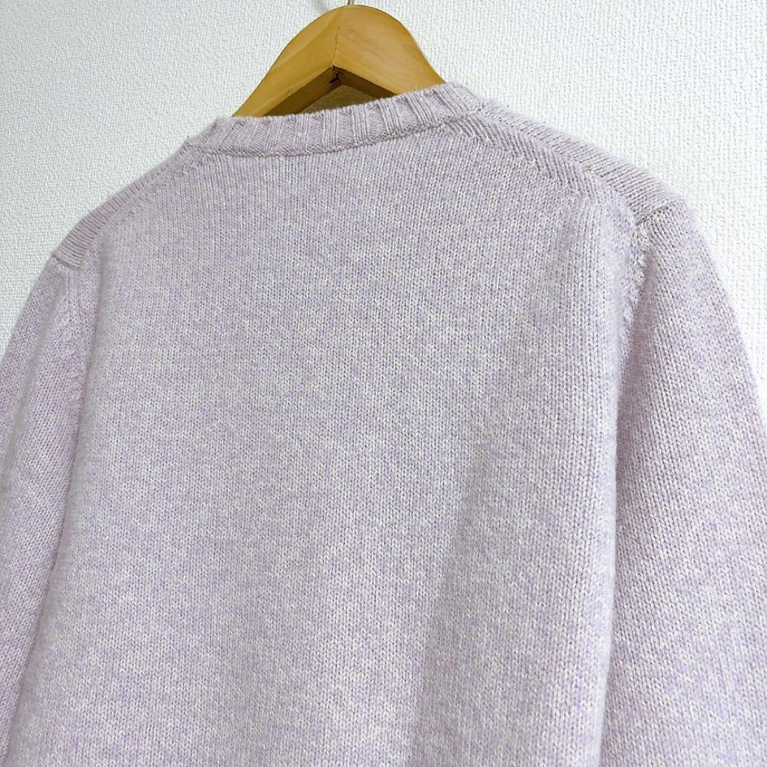 ま*ん様 FILIPPO DE LAURENTIIS✨ラベンダー　クルーネック
