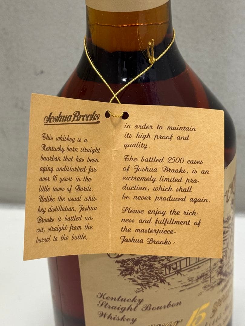 Joshua Brooks 15年 57.5度 750ml ウイスキー バーボン