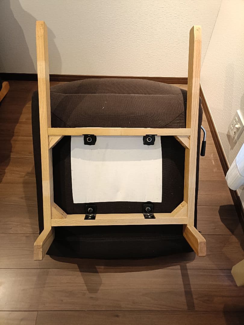 【無印良品】 ハイバックリクライニングソファ 1シーター　ブラウン