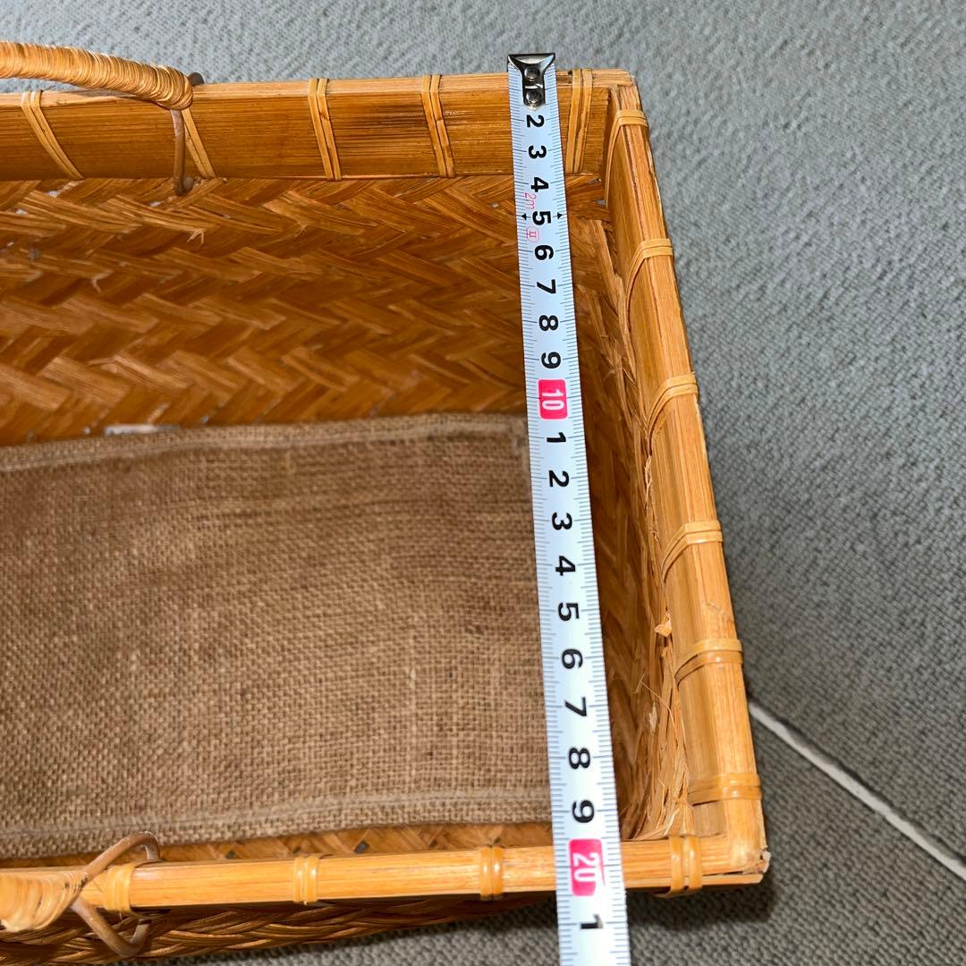 竹製 バスケット 買い物籠