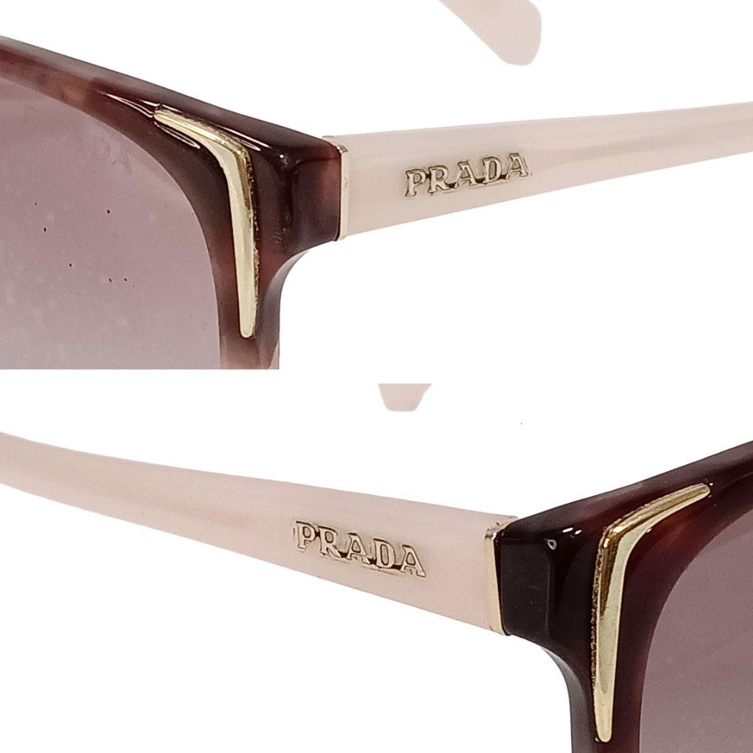 プラダ PRADA サングラス ピンク ゴールド べっ甲調ブラウン レディース