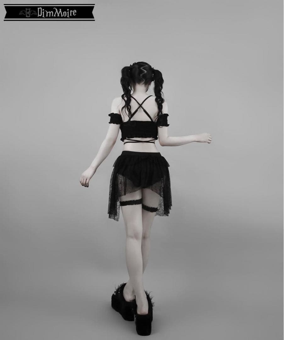 最終値下げ 新品未使用 dimmoire 十字の誓いスイムウェア 黒