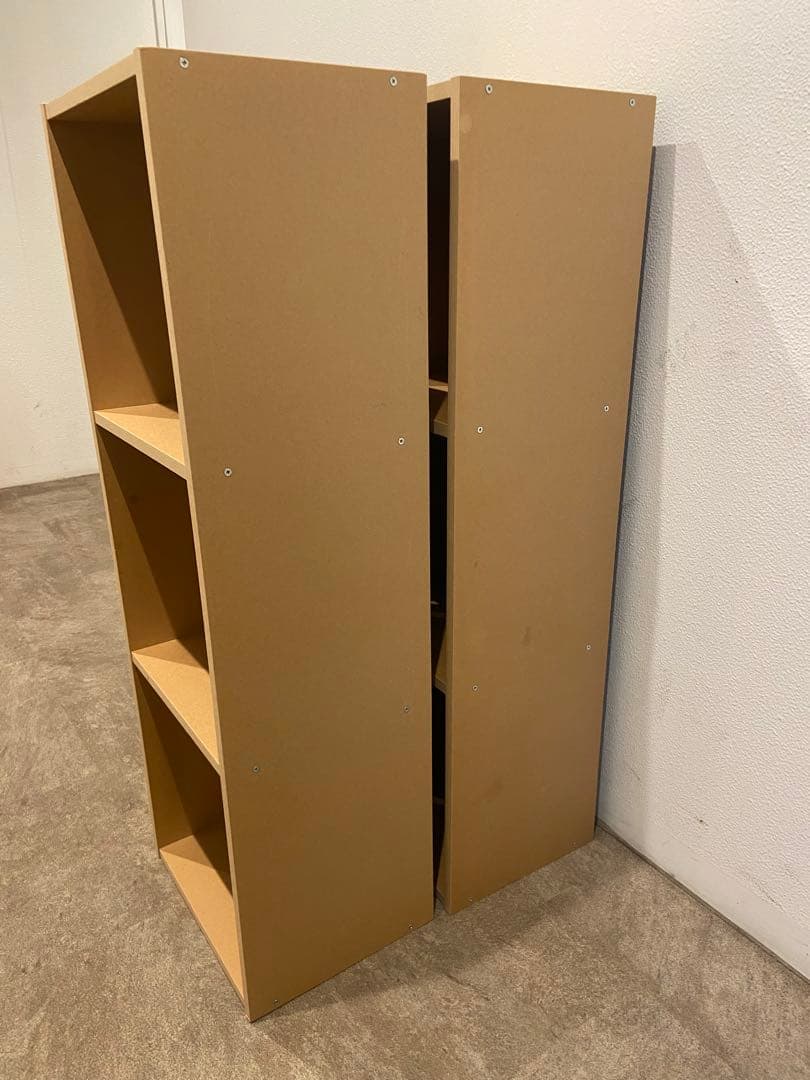 ⭐️送料込⭐️美品⭐️３セット⭐️無印⭐️廃盤希少⭐️パルプボードボックス３段⭐️スリム３段