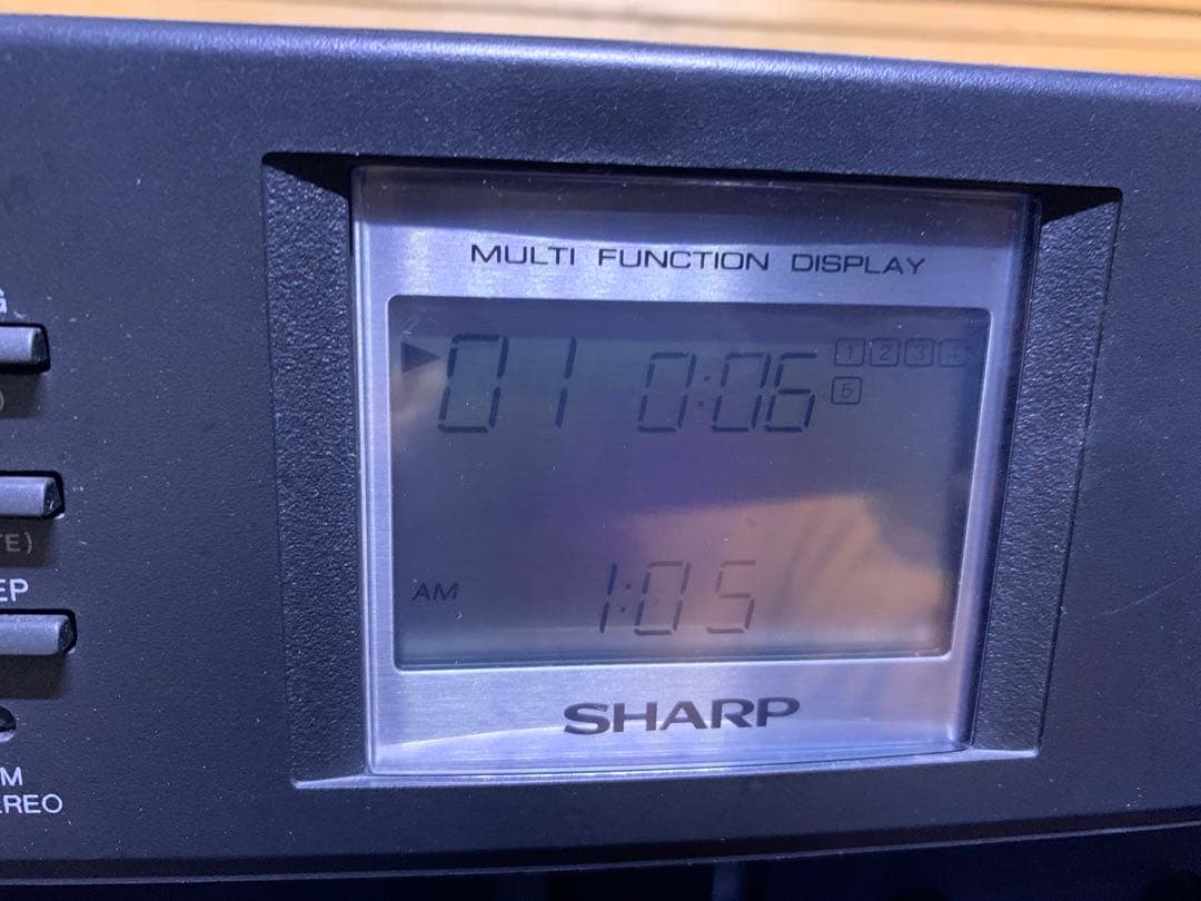 【美品、再生ok】SHARP QT-77CD コンパクトディスク ダブルカセット