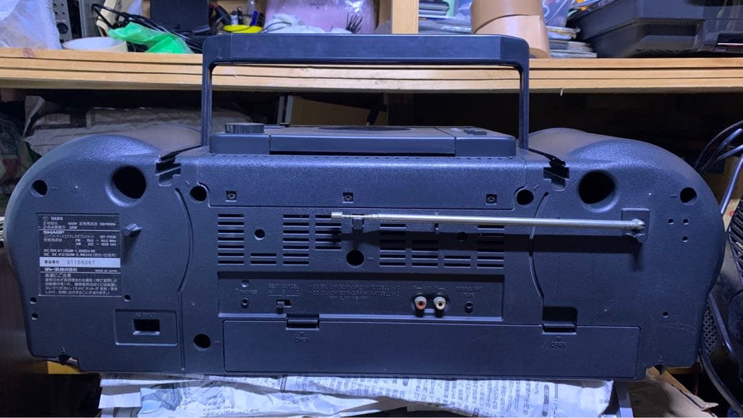 【美品、再生ok】SHARP QT-77CD コンパクトディスク ダブルカセット