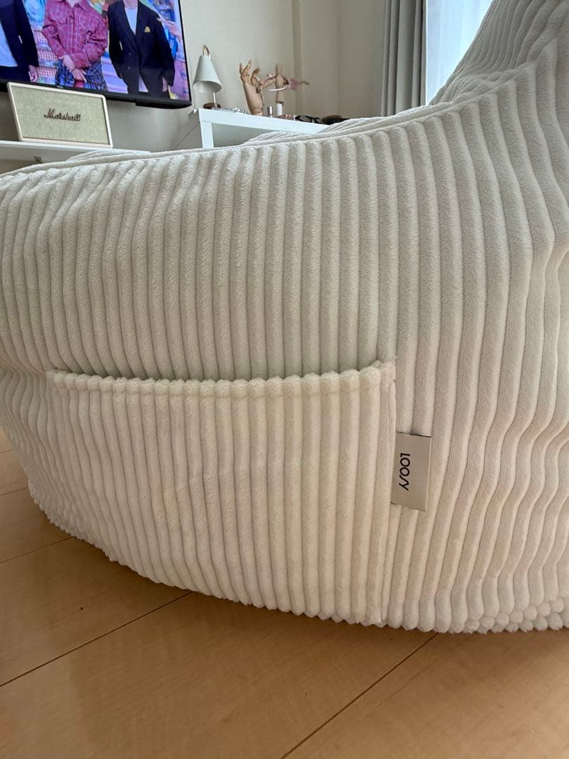 LOOSY ビーズクッション ホワイト