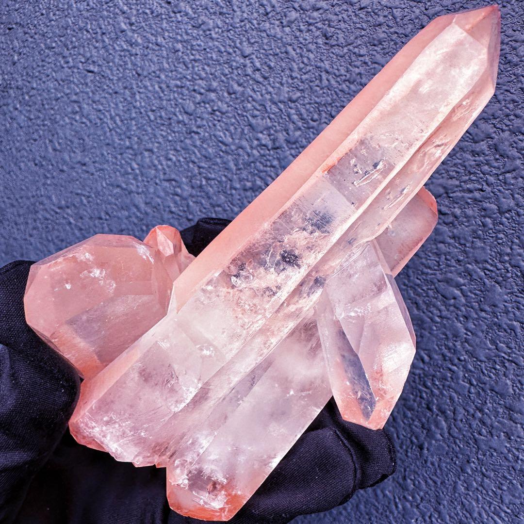 別格高級品❗️爆レア❗️両剣❗️超綺麗♡可愛い♡☆ピンクレムリアンシード原石A1348