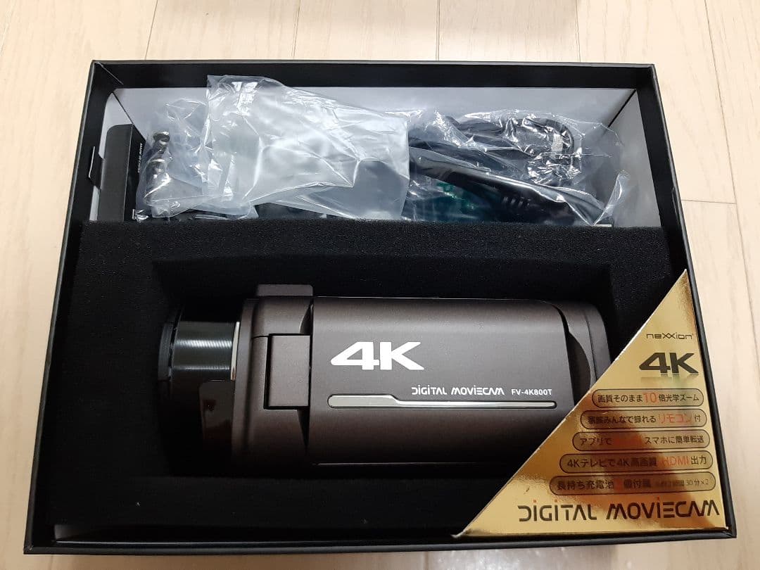 NEXXION FV-4K800T デジタルムービーカム　スマホ転送