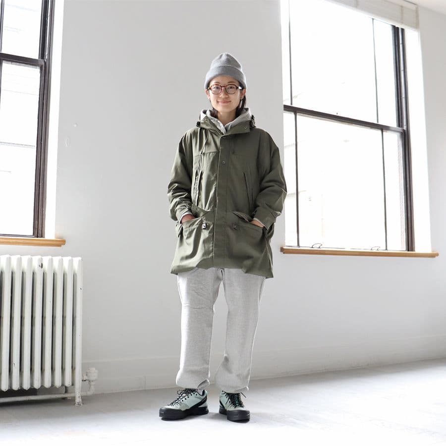 ノースフェイスパープルレーベル撥水 リップストップ マウンテン ウインドコート