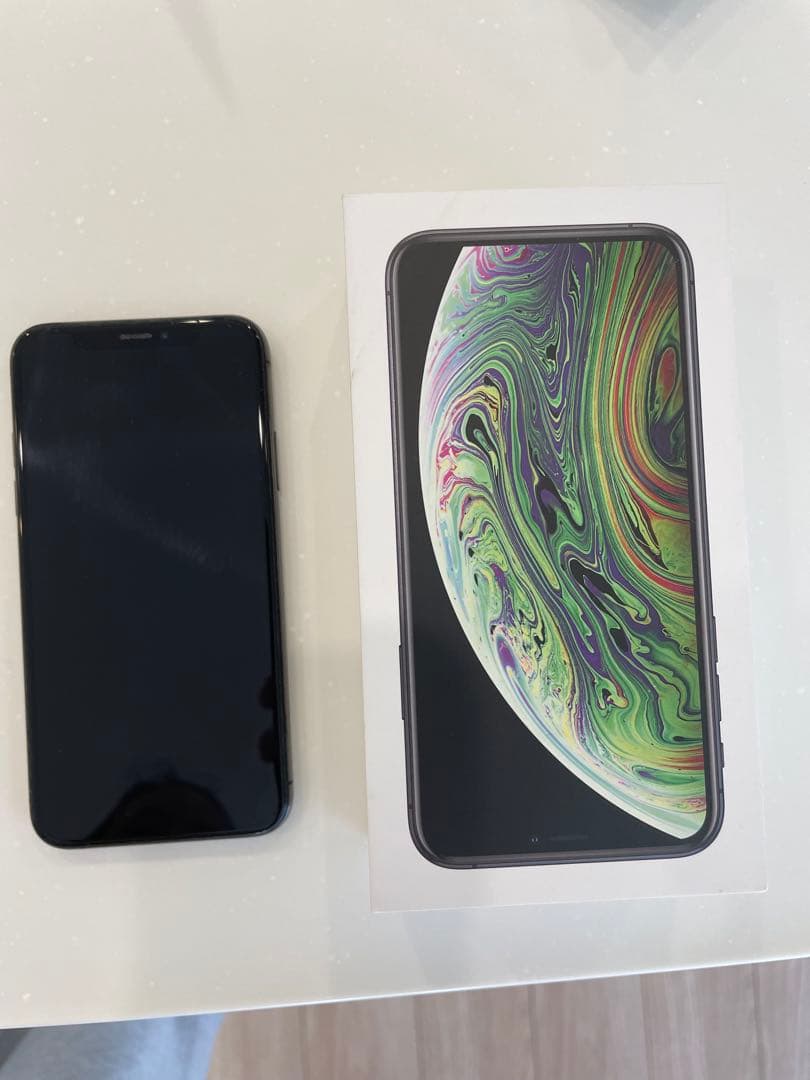 iPhone XS 64GB スペースグレイ 本体 美品 APPLE