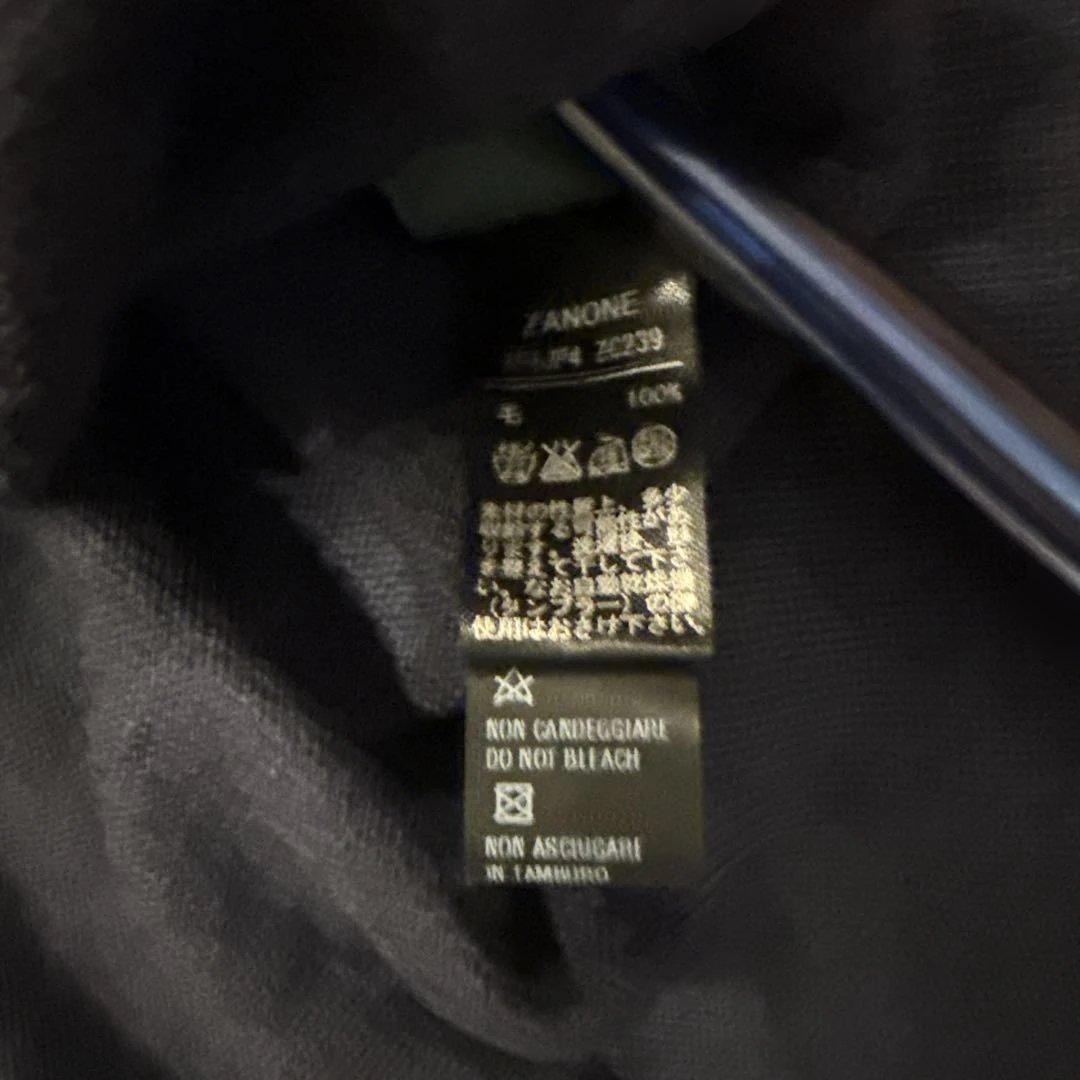 ZANONE タートルネック　46サイズ　ネイビー