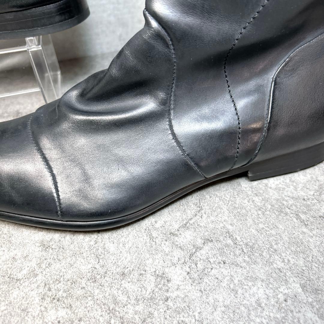 【alfredo BANNISTER】カッティングブーツ/Y2K/サイドジップ/