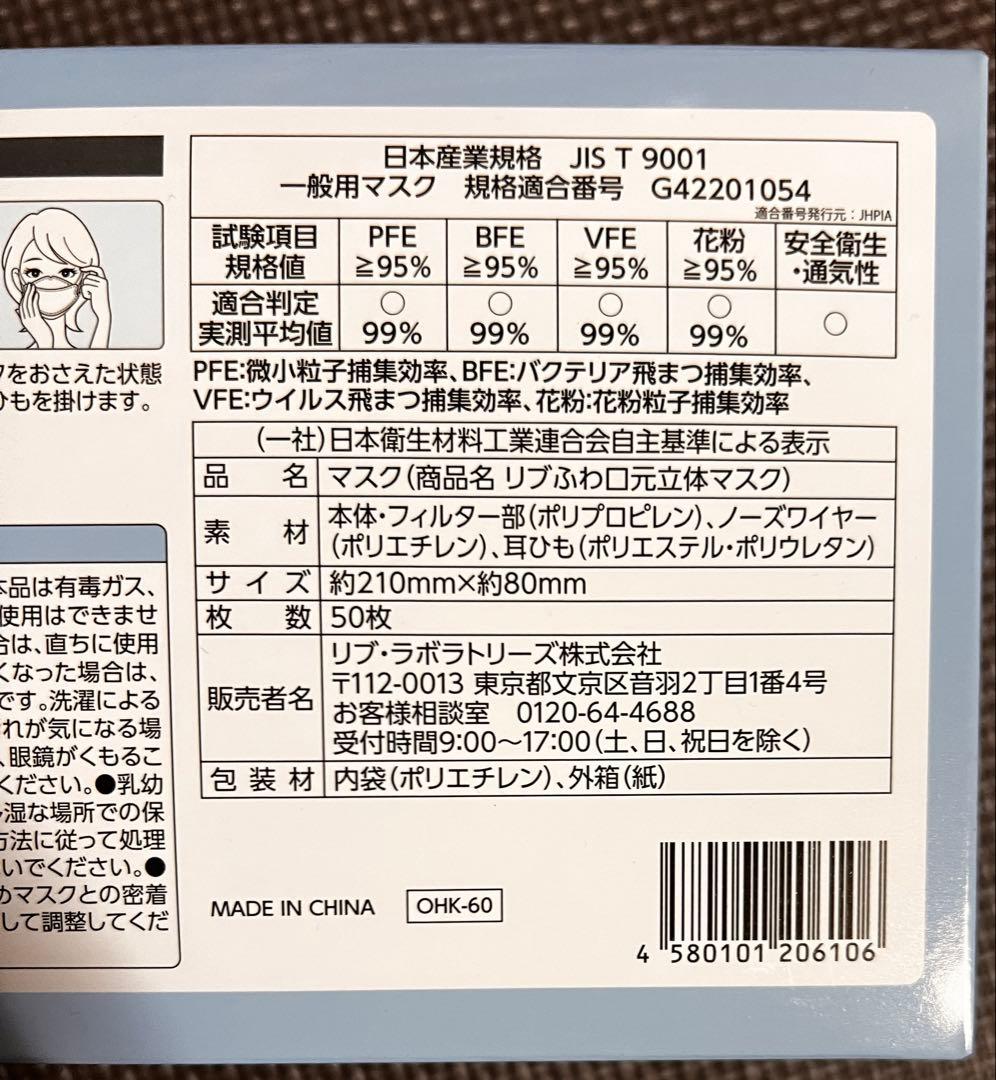マスク ふつうサイズ 120枚. リフぷわ 立体マスク ホワイト 450枚