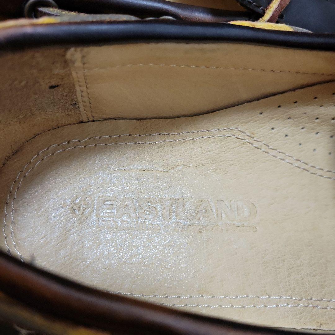 EASTLAND モカシン デッキシューズ ブラウン