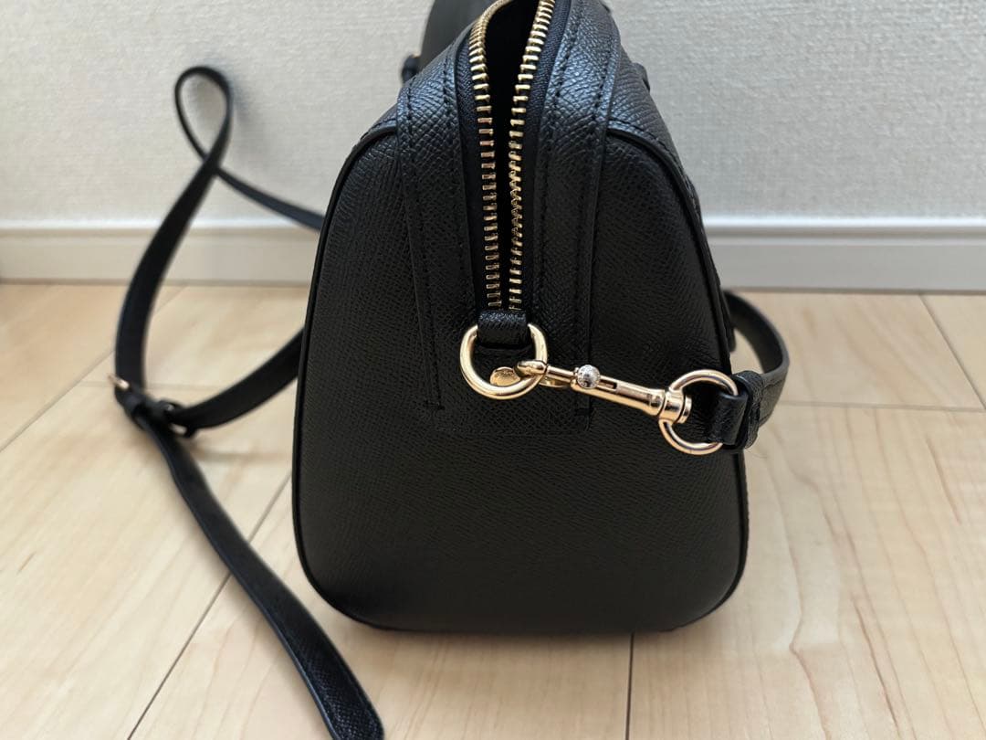 miho　COACH ローアン サッチェル バッグ　ブラック