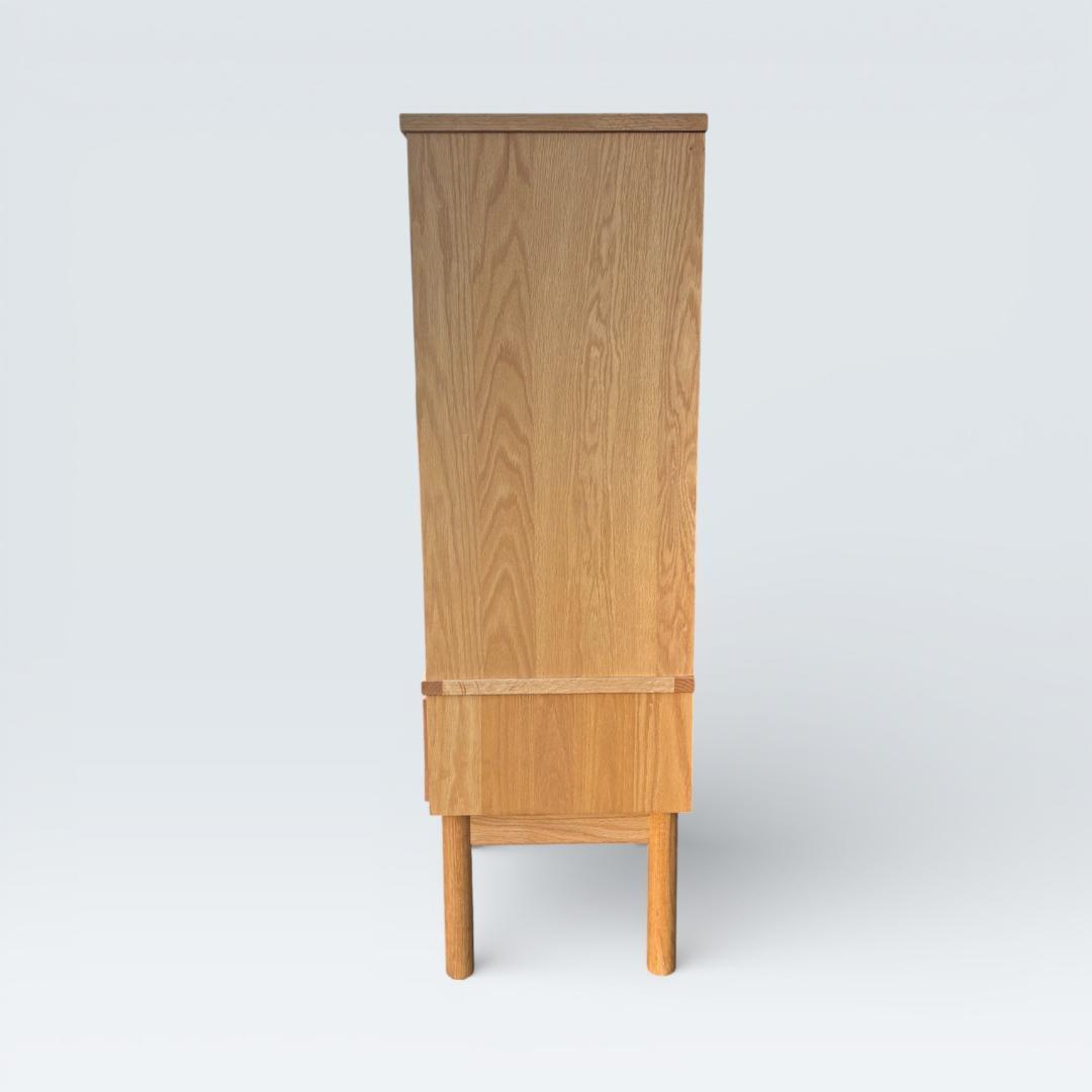 【最終価格】レグナテック 天然木 キャビネット 飾り棚 サイドボード 幅150