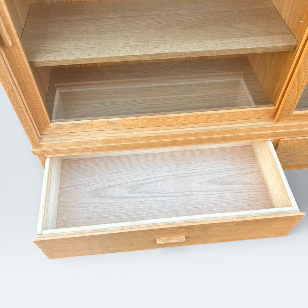 【最終価格】レグナテック 天然木 キャビネット 飾り棚 サイドボード 幅150