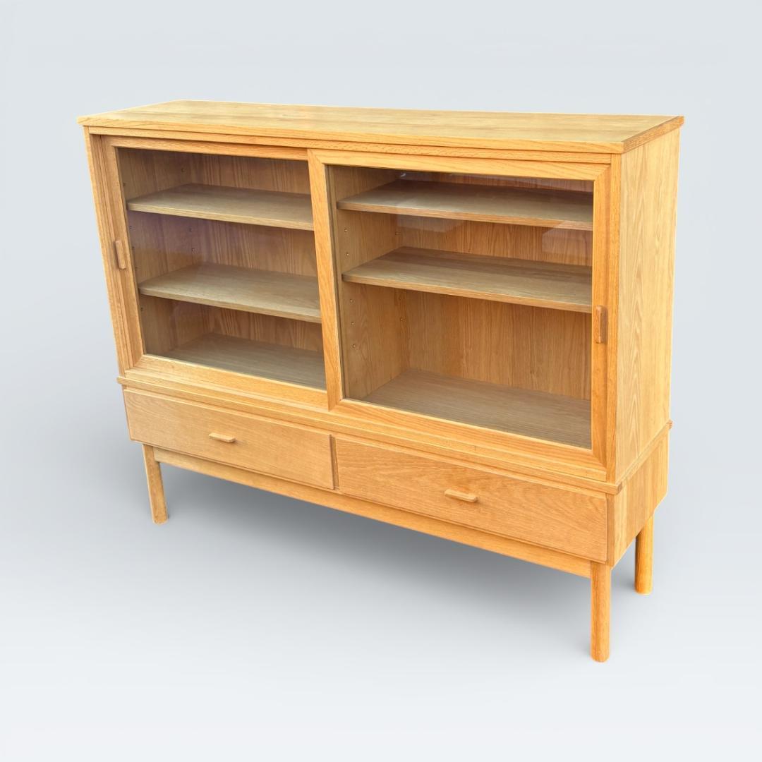 【最終価格】レグナテック 天然木 キャビネット 飾り棚 サイドボード 幅150