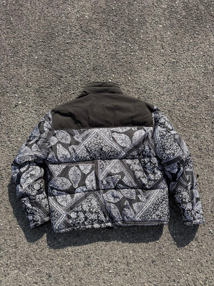 ZARA ペイズリーダウンジャケット