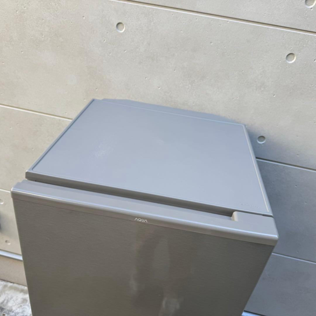 41⭐️2019年製美品★アクア　冷蔵庫　大型　2ドア　一人暮らし　シルバー