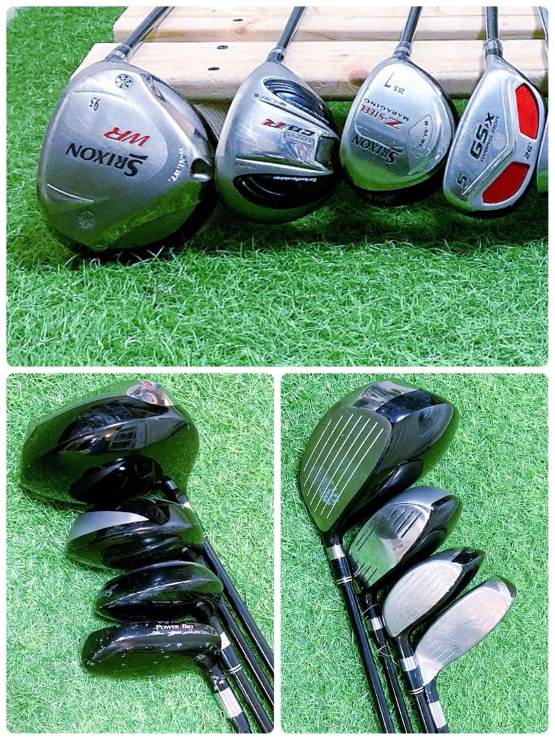 H9.スリクソン　初心者オススメ　メンズセットゴルフクラブ　14本 右利き