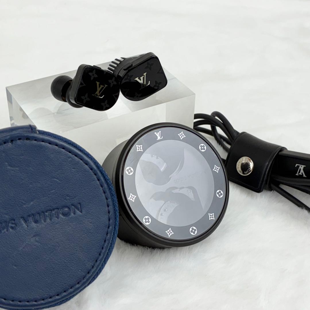 【美品】✨ルイヴィトン✨ ホライゾン イヤホン ブラック モノグラム