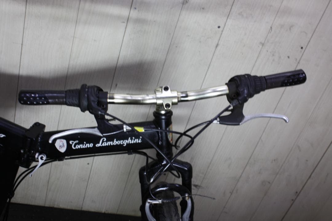 ランボルギーニ 26型 アルミ 18速 440mm Wサス付き 折り畳みMTB