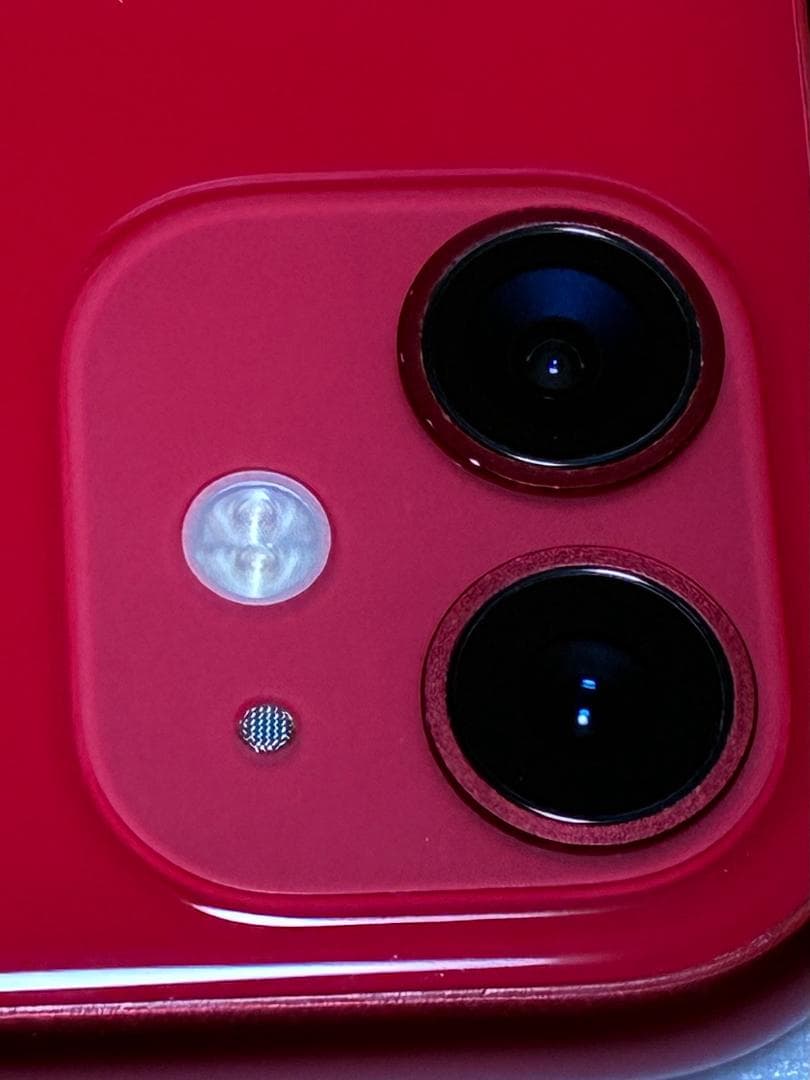 美品 iPhone11 64GB レッド 本体 SIMフリー 箱 付属品有