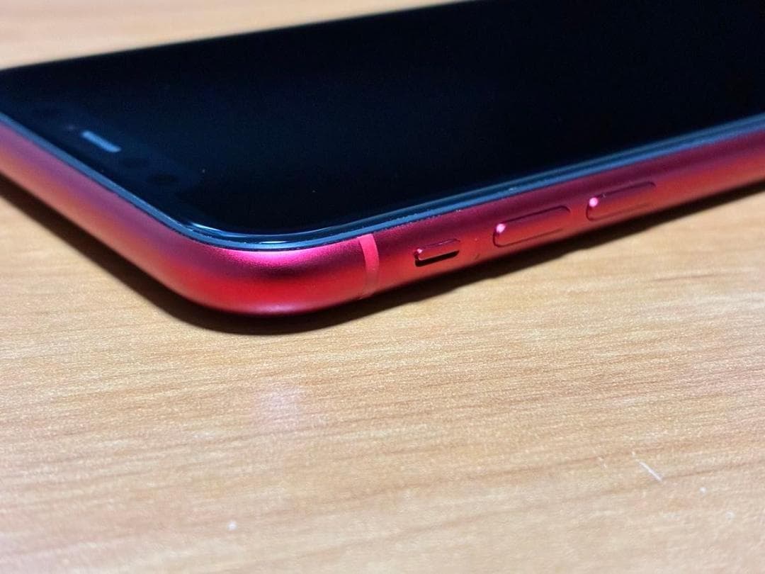 美品 iPhone11 64GB レッド 本体 SIMフリー 箱 付属品有