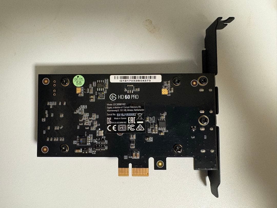 Elgato HD60 Proキャプチャーボード PCIe 高画質配信・録画対応