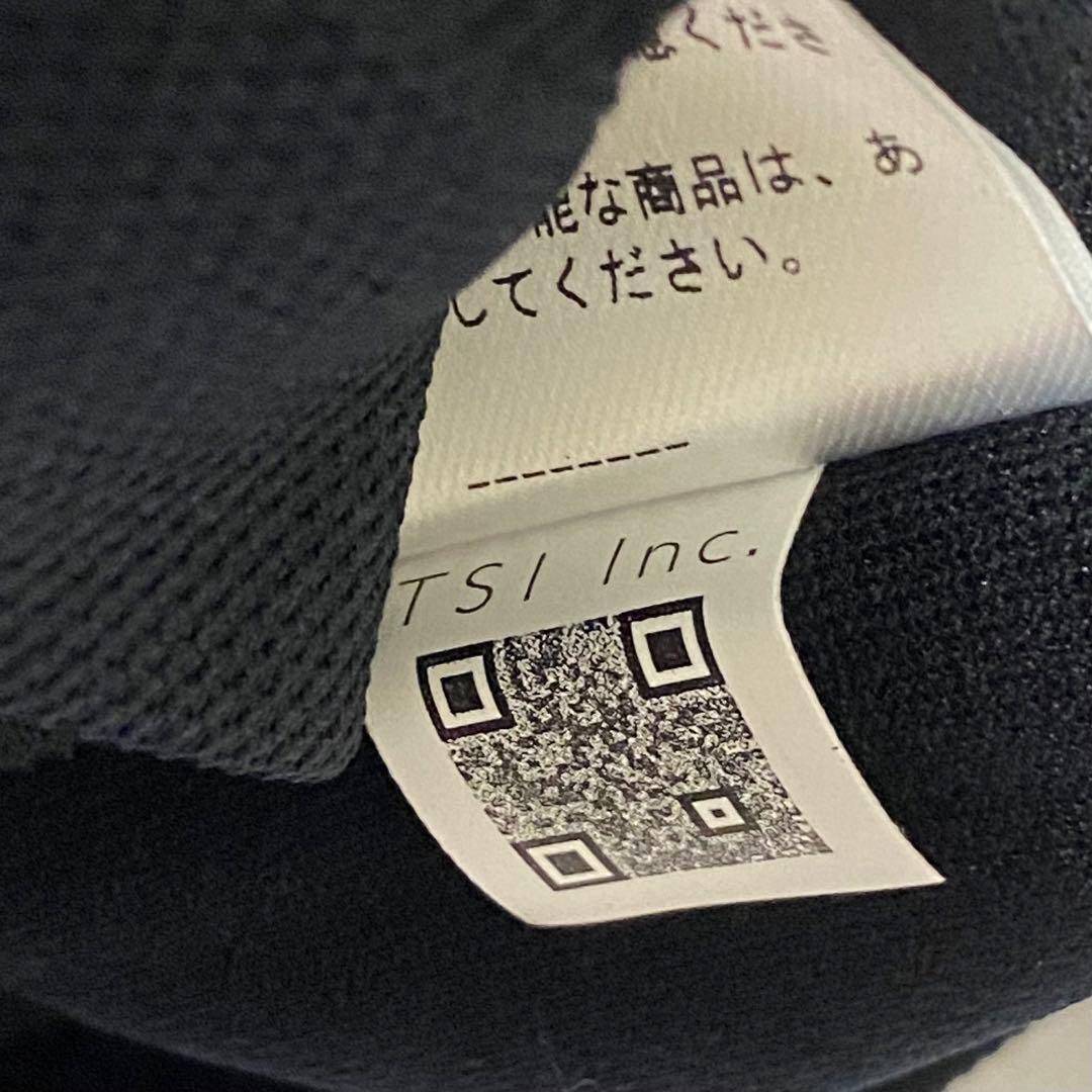 サイズ❷パーリーゲイツ☆鹿の子ダンボール長袖カットソー☆新品☆ブラック