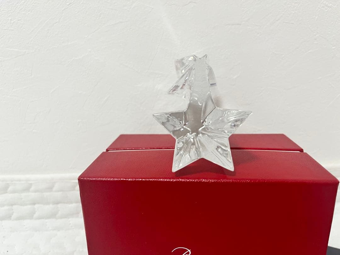 【極美品】バカラ／BACCARAT シューティングスター トロフィー 置物