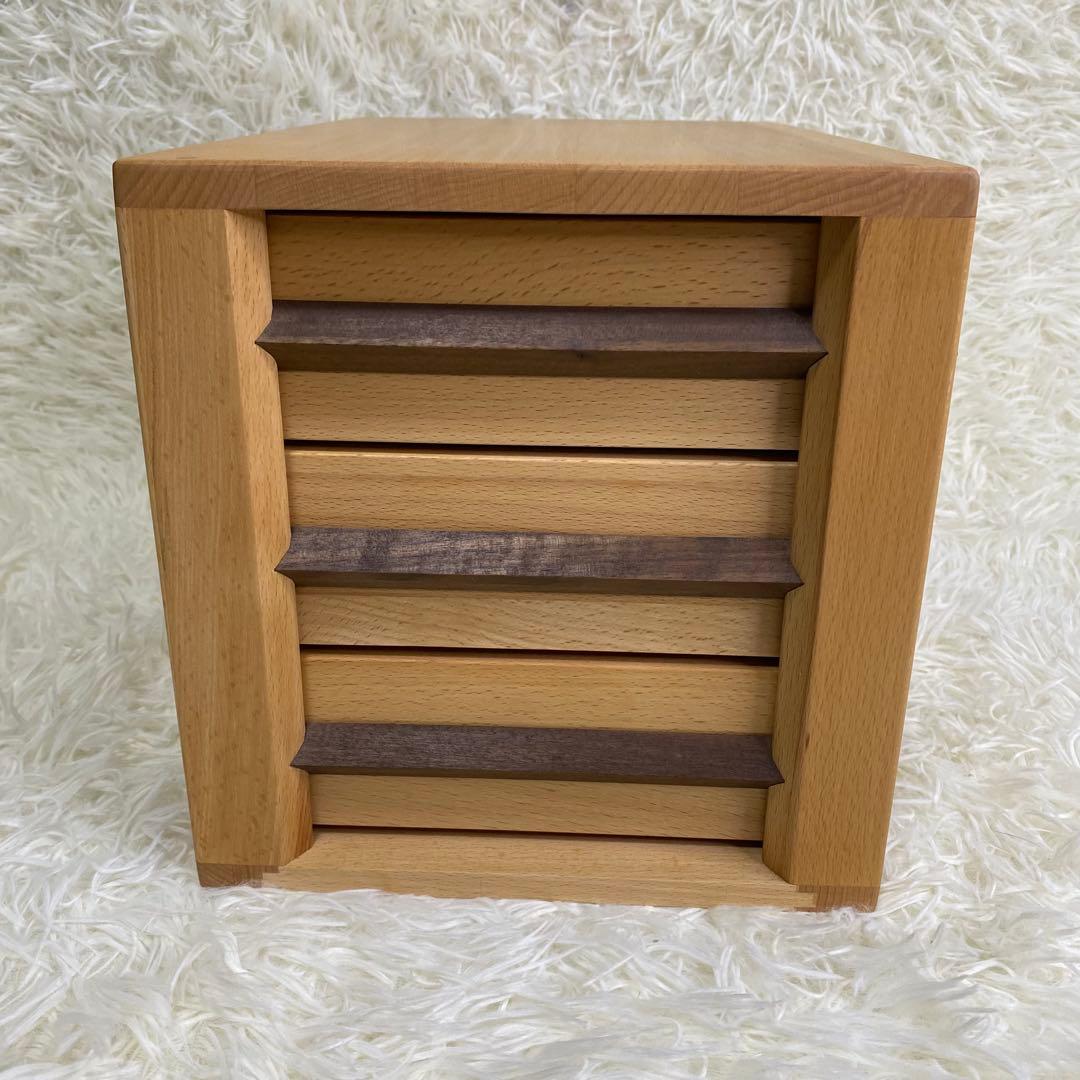 【木製／3段】オシャレ チェスト 小物入れ アクセサリーケース 収納ケース 棚