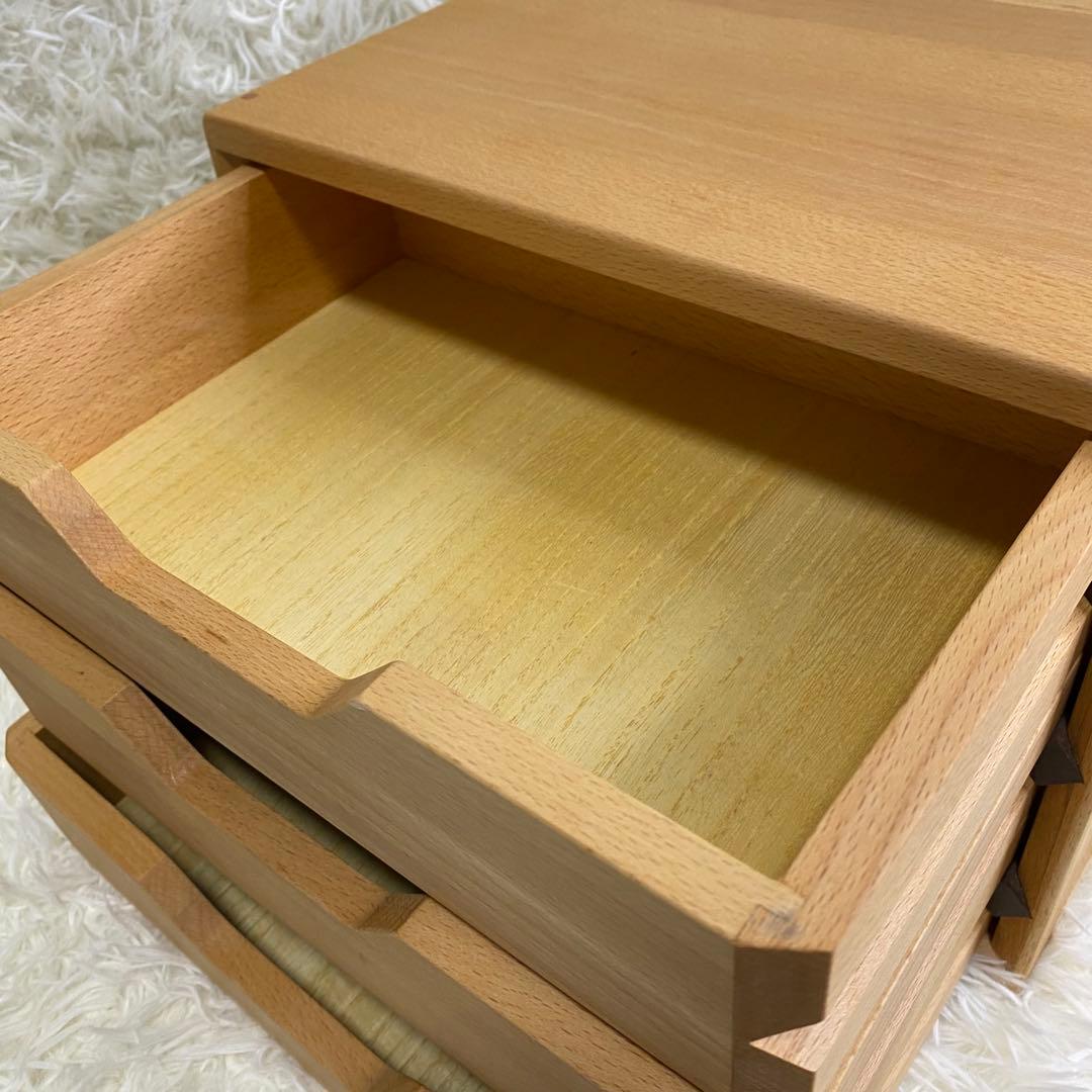 【木製／3段】オシャレ チェスト 小物入れ アクセサリーケース 収納ケース 棚